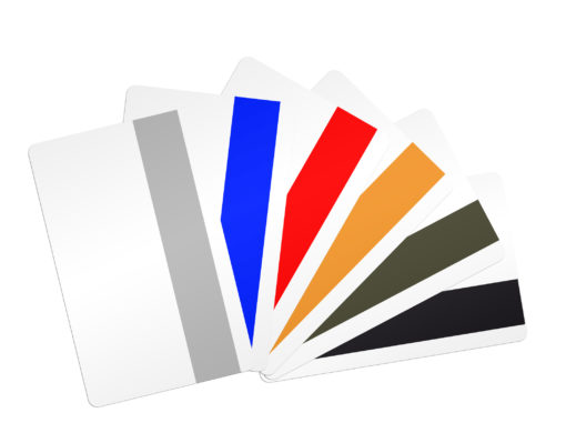 tarjeta de banda magnetica de colores